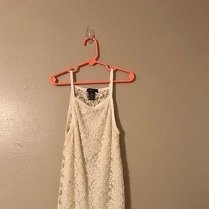 rue21 Cami with Sheer Lace Overlay/Back